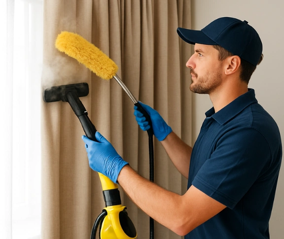 Trusted blind cleaning technician Matty Curtain Cleaning molendinar QLD