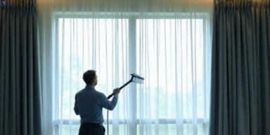 Commercial drapes cleaning service molendinar hotels offices