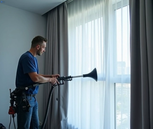 Professional drapes cleaning process tools Matty Curtain Cleaning molendinar