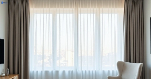 Restored vibrant drapes in molendinar QLD after Matty Curtain Cleaning